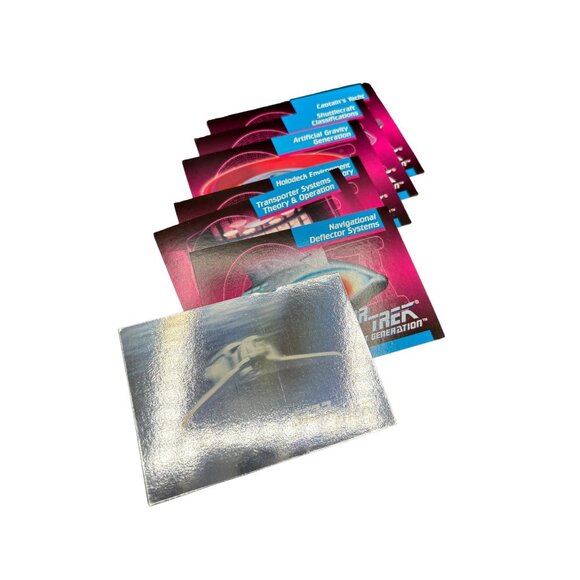 STAR TREK NEXT GENERATION TRADING CARDS 1992 IMPEL 100 + cards - Picture 6 of 7
